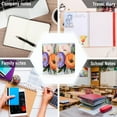 thumbnail image 6 of FORMRS 1-Subject Spiral Notebook 8" x 5" College Ruled 60 Refillable Sheet A5 Hard Cover, 2 Pack, Bright Flowers, 6 of 7
