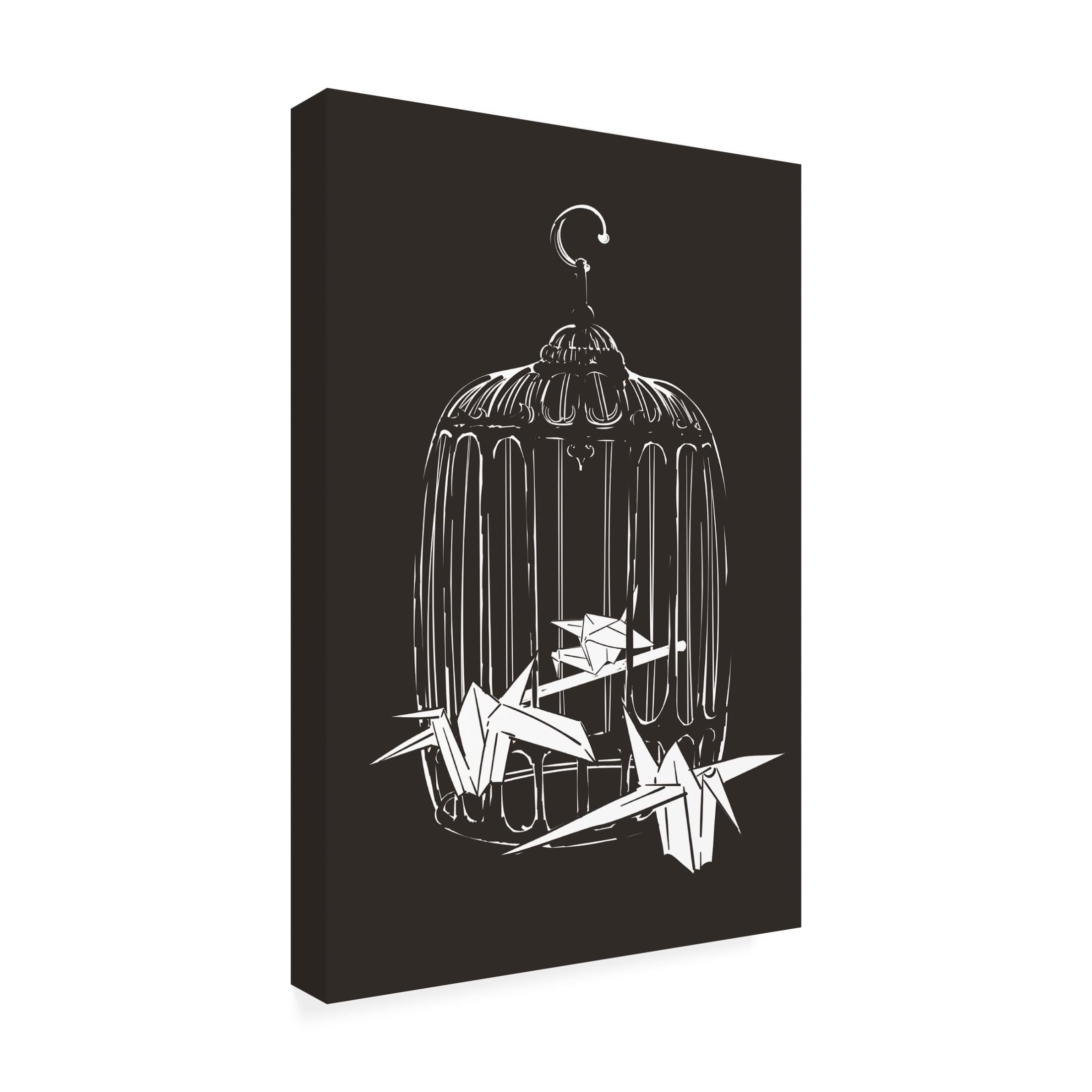 Trademark Fine Art jay stanley  Origami Birds Canvas Wall Art