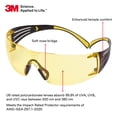 thumbnail image 3 of Gafas de seguridad 3M SecureFit, paquete de 20, lentes ámbar, 3 of 7