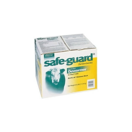Safe-Guard Block Sweetlix 25 Pounds Cattle Dewormer