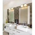 thumbnail image 4 of 1937-2V-BN-Z-Lite-Astor - 2 Light Bath Vanity In Modern Style-7.75 Inches Tall and 16 Inches Wide-Brushed Nickel Finish, 4 of 7