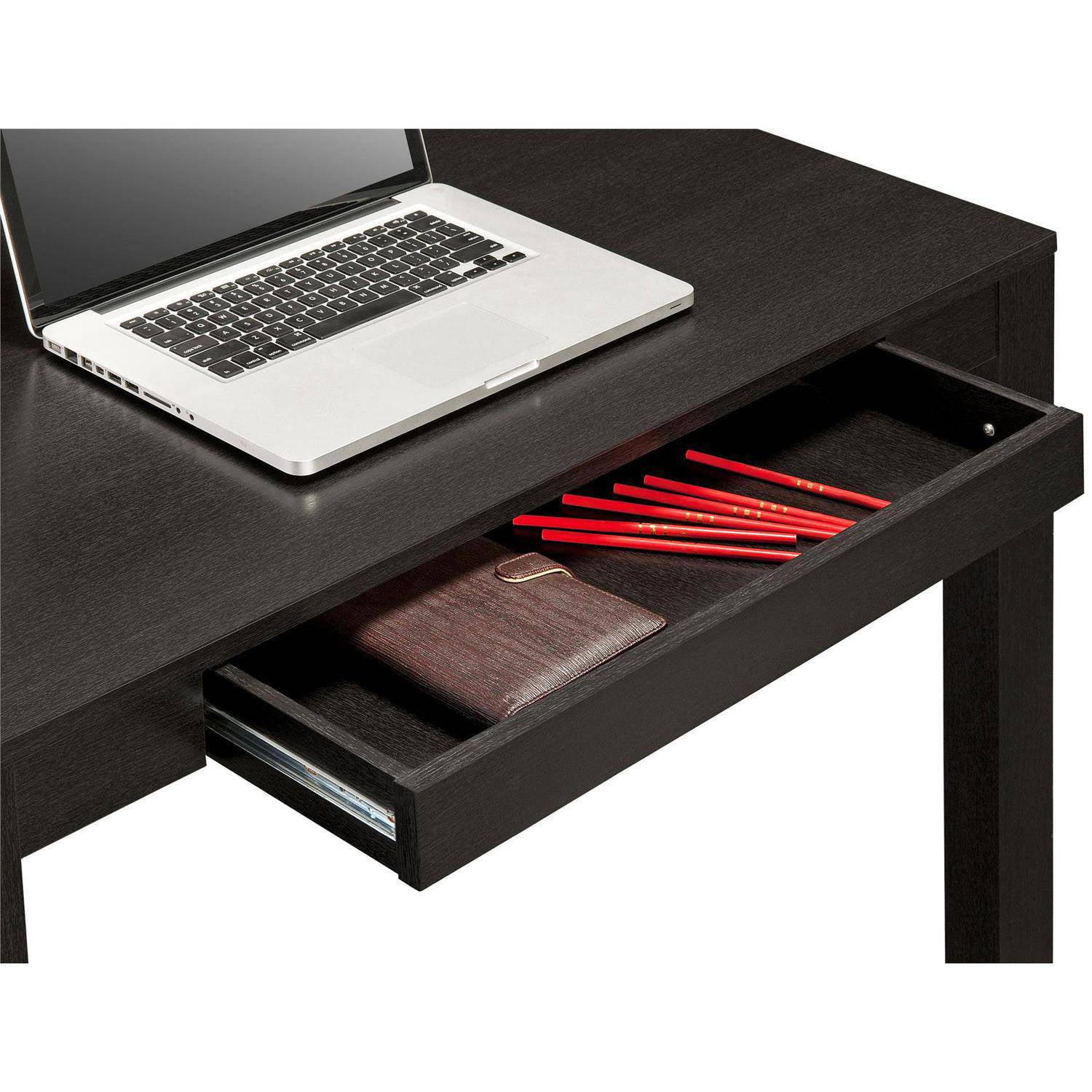 Mainstays Parsons Desk With Drawer Black Com