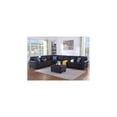 thumbnail image 4 of Devion Furniture Ella Faux Leather Modular Sectional Sofa with ottoman and cupholder console, 4 of 5