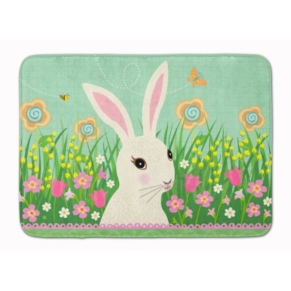 Easter Bunny Rabbit Machine Washable Memory Foam Mat