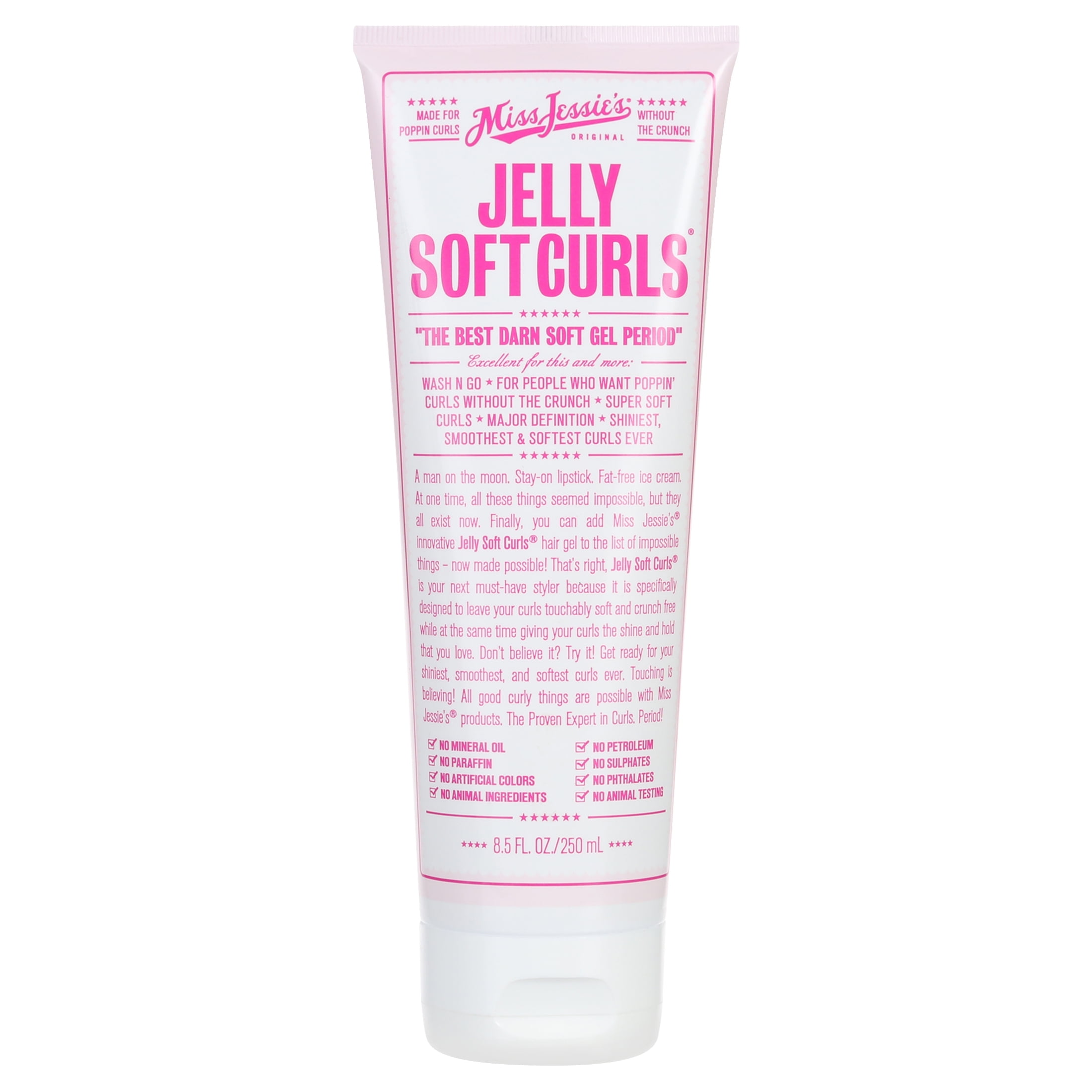 MISS JESSIE'S Jelly Soft Curls Enhancing Squeeze Hair Styling Gel, 8.5 fl oz