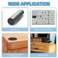 thumbnail image 7 of Uxcell Plastic Hole Plugs, Flush Type Round Plug Snap in Hole Panel Tube Kitchen Cabinet Furniture Fencing Post Pipe Insert 5 mm/1/4" 100, 7 of 7