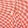 thumbnail image 4 of Bienzoe Boy's Cotton Plaid Button Down Short Sleeve Shirt Orange/White 11/12, 4 of 8