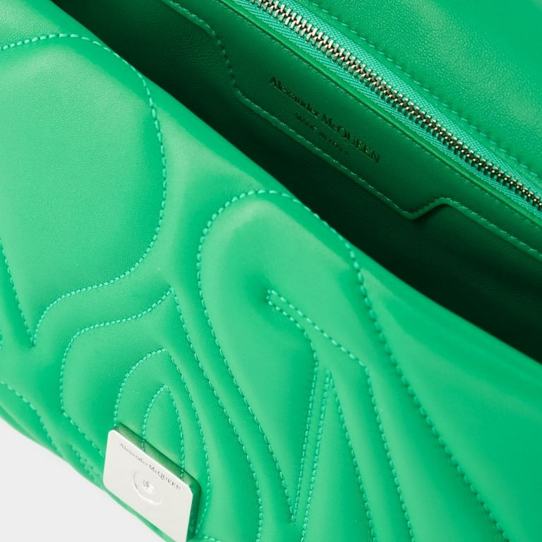 ショルダーバッグ・ポシェット The Seal Crossbody Bag - Alexander McQueen - Leather - Green Alexander Mcqueen Women's The Seal Crossbody Bag - Leather