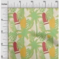 thumbnail image 2 of oneOone Cotton Cambric Light Green Fabric Tropical Craft Projects Decor Fabric Printed By The Yard 42 Inch Wide, 2 of 4
