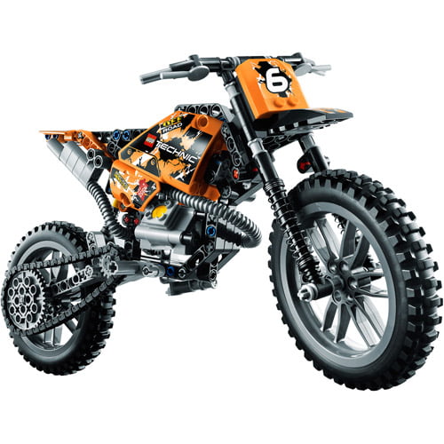 Perle Usikker Picket LEGO Technic Moto Cross Bike Building Set - Walmart.com