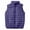 Navy-1, variant on Men's Puffer Vest Winter Cotton Quilted Outdoor Zipper Sleeveless Warm Puffey Jacket Lightweight Packable Vest