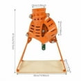 thumbnail image 4 of Corn Sheller Hand Crank, Hand Corn Sheller with Stand & Handle, Portable Dry Corn Sheller Heavy Duty Iron Corn Shelling Machine for Small Farm and Household Usage, 4 of 7