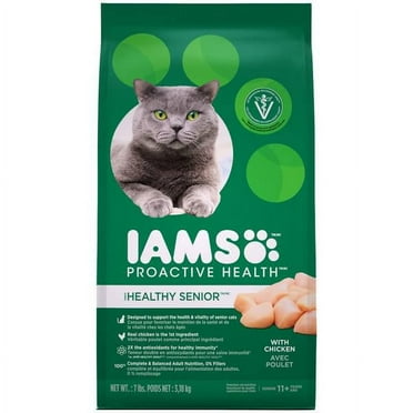 IAMS 7 lb Proactive Health Senior Chicken Cat Food