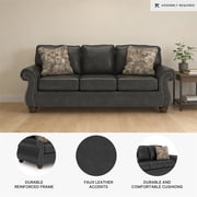 Signature Design by Ashley Chatterton Black Sofa