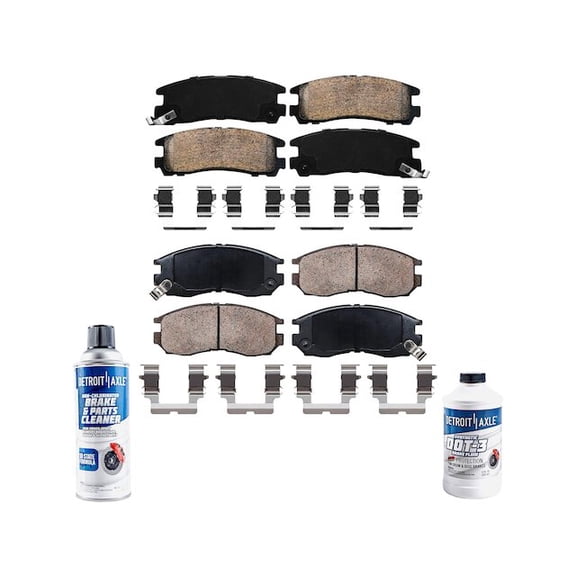 Brake Pad Set - Compatible with 1992 - 1994 Mitsubishi Expo 1993