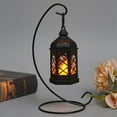 thumbnail image 3 of Becaristey 2 Pcs/ensemble Lanternes Lumineuses d'Ambiance Style Européen Décoratives pour Intérieur Taille Bureau Noir*12 Pcs 1Ensemble, 3 of 6
