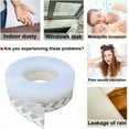 thumbnail image 3 of Self Stick Silicone Door Seal Strip for Windows, Door Weather Stripping, Weather Stripping Door Seal,Silicone Sealing Tape for Door Draft Stopper Adhesive Tape(Transparent, 45mm,33Ft), 3 of 8