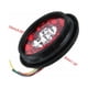 thumbnail image 3 of Luz trasera redonda de parada de freno, señal de giro de 12V, 16LED, para camión, remolque, furgoneta (blanco + rojo), 2 uds., 3 of 5