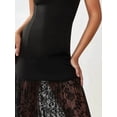 thumbnail image 4 of Strapless Maxi Bodycon Dress with Lace Details, 4 of 5