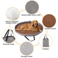 thumbnail image 3 of RedSwing Washable Dog Bed Pad for Large Dogs, Portable Crate Pad and Car Seat Cushion Mat with Handles, Round 43", 3 of 8