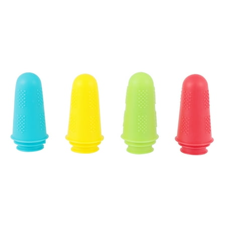 

Hemoton 15Pcs Food-grade Silica Gel Finger Sleeve Heat-proof Finger Sleeve Industrial Finger Cover