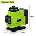 thumbnail image 2 of Kit de Niveau Laser Révolutionnaire, Outil Laser Auto-Nivelant 16 Lignes Vertes, Inclut Batterie Rechargeable et Base Magnétique, Anti-Poussière et Étanche, 2 of 5