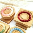 thumbnail image 5 of FENOHREFE Elegant Jewelry Presentation Stand Bracelet Display Stand Wood Bangle Storage Holder for and Collectors, 5 of 7
