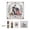 White, variant on She Stitched The Stars Commemorative Cross Stitch Kit, 10x10 Inch US 250th Anniversary Patriotic Embroidery Set, Counted & Stamped Needlework Kit with 1776–2026 American Flag for Adult Crafters