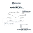 thumbnail image 4 of Juego de Sábanas de Bambú Ultra Suaves, Frescas, Hipoalergénicas, Esquimal (Gris, Matrimonial), 4 of 8