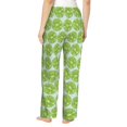 thumbnail image 3 of Daiia Green Lemon Slices Women's Sleep Pant with Pockets and Drawstring,Pajama Pants-Small, 3 of 9