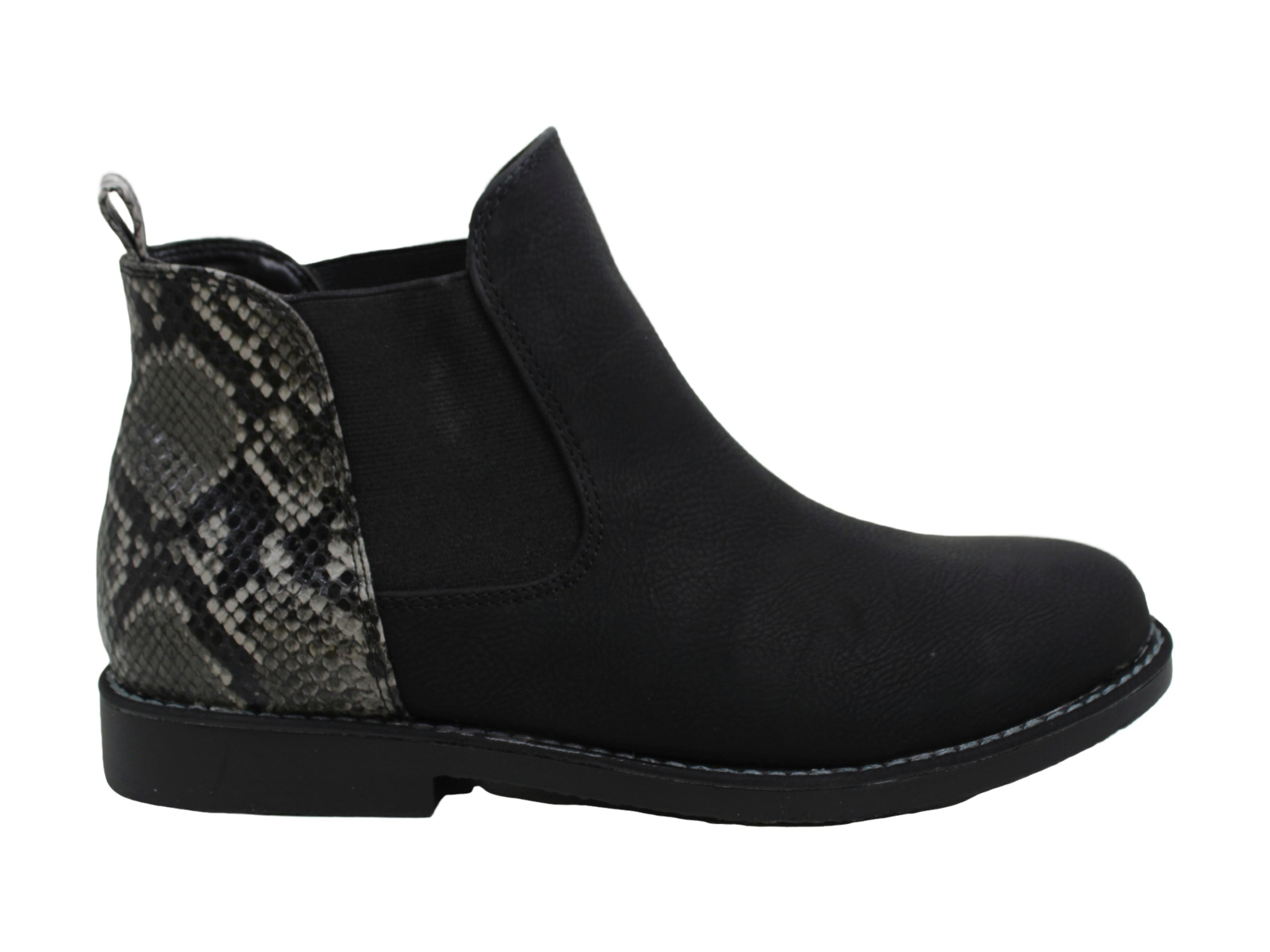 seven dials marisah chelsea leopard bootie