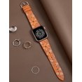 thumbnail image 4 of Correa de reloj Minyee Leather compatible con Apple de 41 a 49 mm, 4 of 6