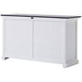thumbnail image 5 of Pemberly Row Contrast Classic Buffet in Pure White and Black, 5 of 7