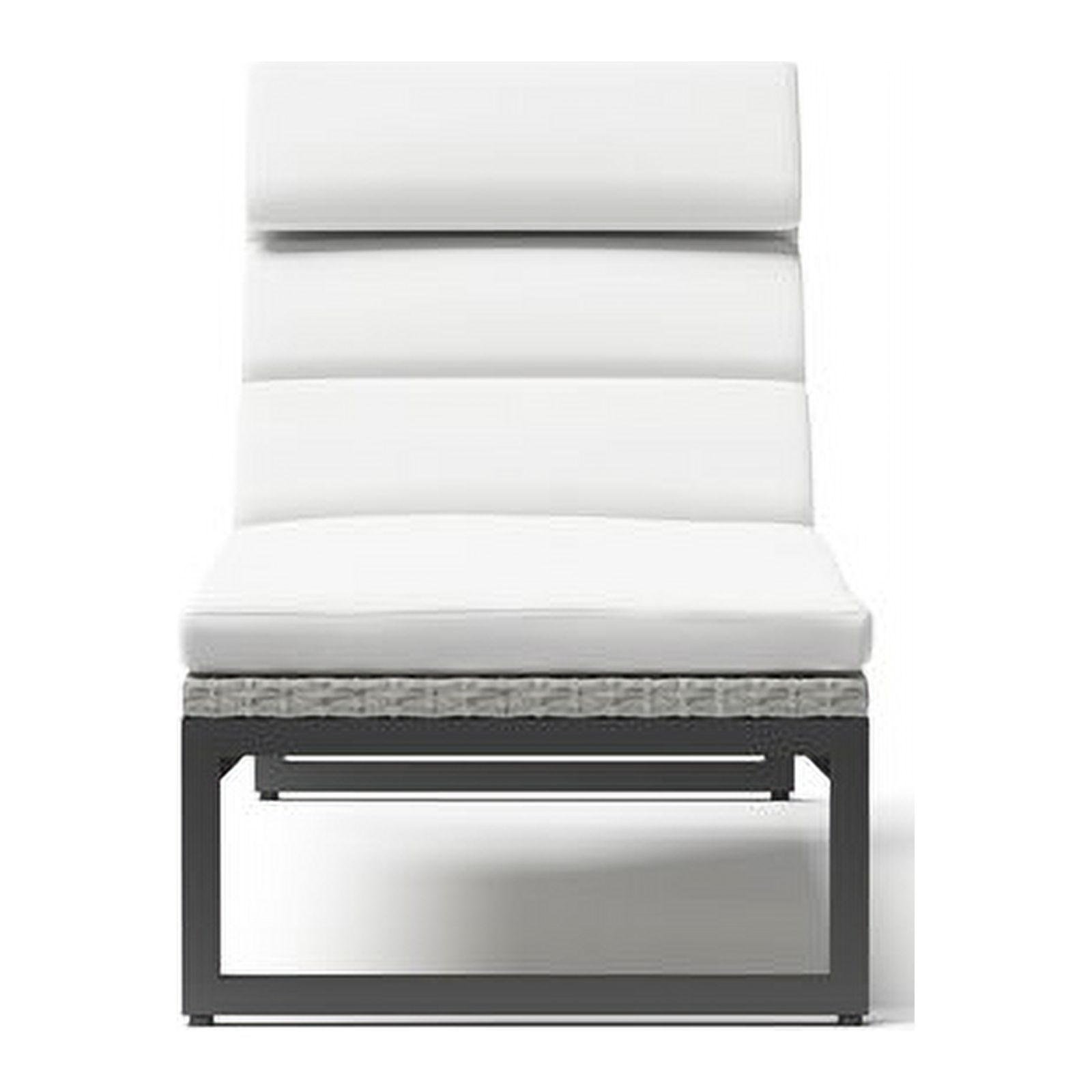 RST Brands Milo Chaise Lounges w/ Cushions in White/Gray (Set of 2) - image 4 of 6