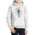 thumbnail image 2 of Awkward Styles Halloween Hoodies for Kids Mummy Hand Hooded Youth Sweatshirt, 2 of 5
