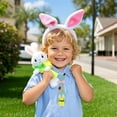 thumbnail image 2 of JVBTVB Easter Bow Ties, Glitter Adjustable Bunny & Chick Pattern Neck Ties for Kids Adults, Easter Party Photo Booth Classroom Church Celebration Decorations Costume Accessories, 2 of 7