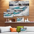 thumbnail image 3 of Frosted Crystal Clear Lake - Large Landscape Canvas Art Print, 3 of 4