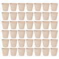 thumbnail image 1 of Biodegradable Paper Pulp Nursery Pot for Gardening Beige Color 50pcs 3.15x3.15x3.94 Inches, 1 of 8