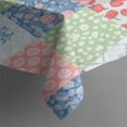 thumbnail image 3 of Pioneer Flower Floral Print Pattern Rectangle Tablecloth 60"x84", Waterproof Polyester Table Cloth, Wipeable Spillproof for Dining Camping Indoor Outdoor, 3 of 5