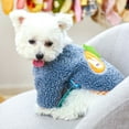 thumbnail image 3 of Pet Dog Costume Cute Animal Coral Fleece Printed Pet Coat Cotton Soft Pullover Dog Shirt Jacket Sweatshirt Cat Sweater Pets Clothing Outfit, 3 of 6