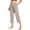 Khaki, variant on Women's Petite Cotton Linen Pants – 2026 Summer Lightweight High Waisted Straight Leg Trousers
