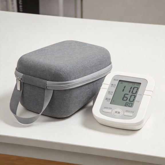 unbranded Estuche Protector De Plástico Duro Para Monitor De Presión Con Organizador Interno