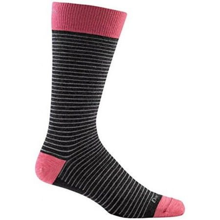 Classic Tall Wool Stripe - Darn Tough Vermont Merino Wool Classic Stripe Mid-Calf Sock - Men's Black X-Large