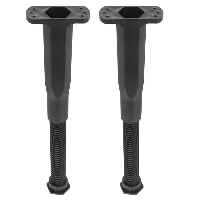 2pcs Adjustable Height Furniture Support Legs Heavy Duty Furniture Replacement Legs Bed Frame Brackets (height range: 19.5-37.5cm)