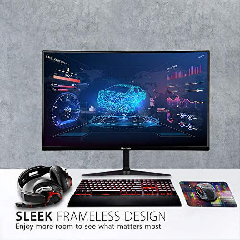 ViewSonic 31.5インチ曲面ゲーミングモニターVX3218 165Hz ViewSonic VX3218-PC-MHD 最大165Hz駆動 31.5型フルHD曲面型