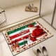 thumbnail image 4 of Alfombras de baño, alfombras para sala de estar, alfombra de área, alfombra de baño, alfombra navideña tejida, alfombra de diatomeas, adecuada para la entrada del baño, felpudos y decoraciones navideñ, 4 of 6