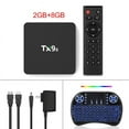 thumbnail image 1 of Tx9s Lecteur Multimédia Matériau Abs Android Smart Network Tv Box avec Télécommande 2+8G_US standard+I8 Clavier, 1 of 4