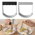 thumbnail image 2 of Coupe-pâte Professionnel en Acier Inoxydable avec Poignée Ergonomique, Outil de Coupe-Pâte Robuste pour Biscuits et Croûtes à Tarte, 2 of 8