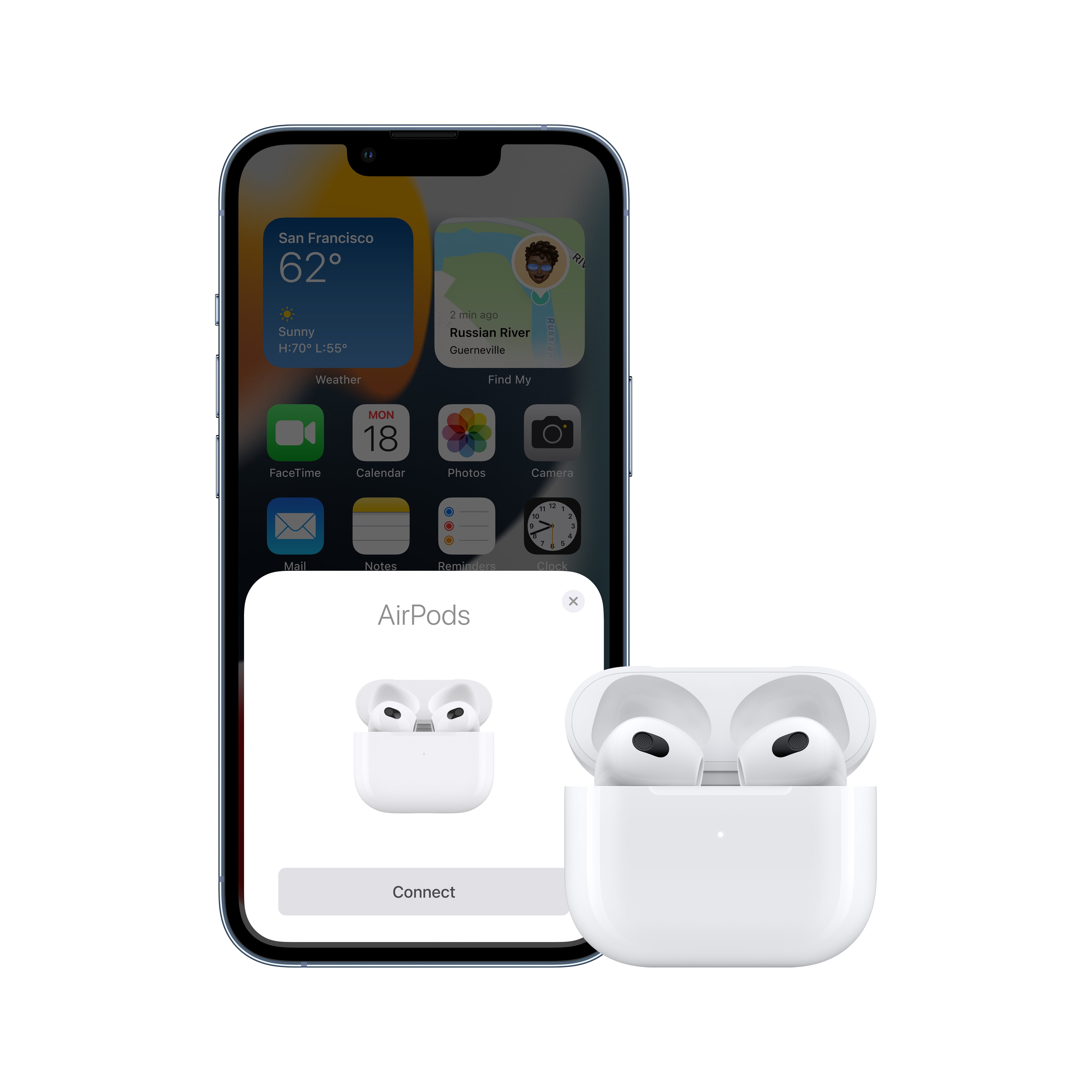 Apple AirPods 3e génération avec boîtier MagSafe , In Ear True