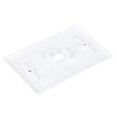 thumbnail image 3 of Herwey Single-Port RJ45 Wall Socket Plate,5Pcs Socket Panel 120 American Type Single Pot Wall Flat Face Plate RJ45 Faceplate, Socket Panel, 3 of 8